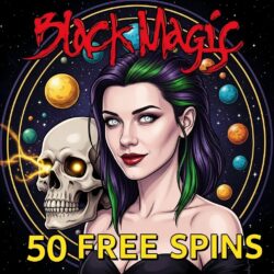 Miami Club Halloween Promo: 50 Free Spins on Black Magic 🎃