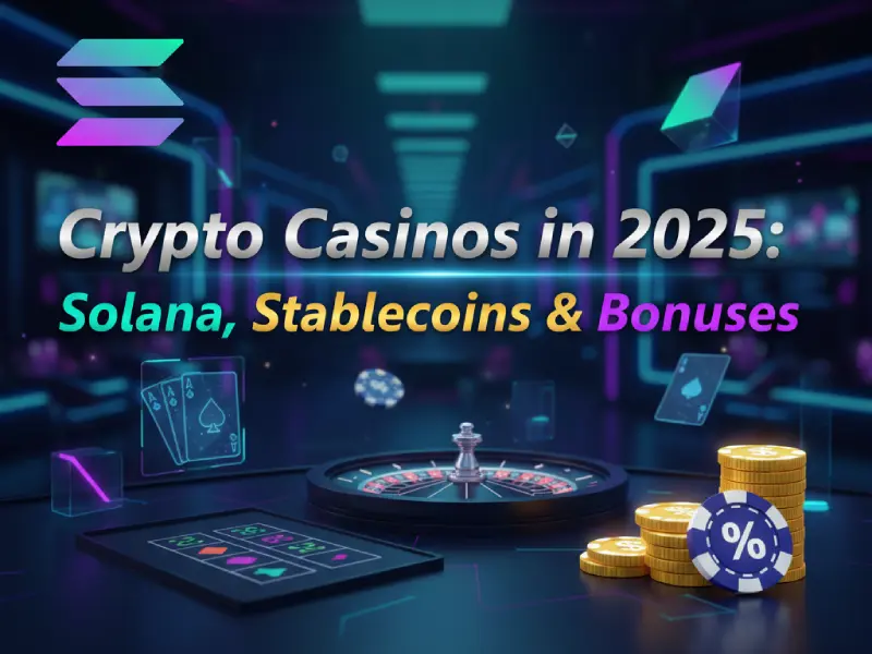 Crypto Casinos in 2025 - Solana, Stablecoins & Bonuses