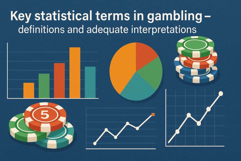 Key statistical terms in gambling – definitions and adequate interpretations