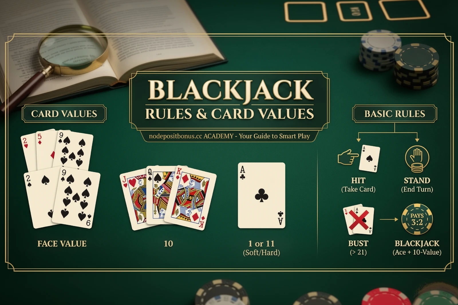 Blackjack Rules and Card Values