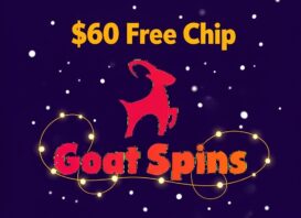 $60 Free Chip at Goat Spins