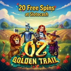 Slotocash Free Spins: Oz Golden Trail