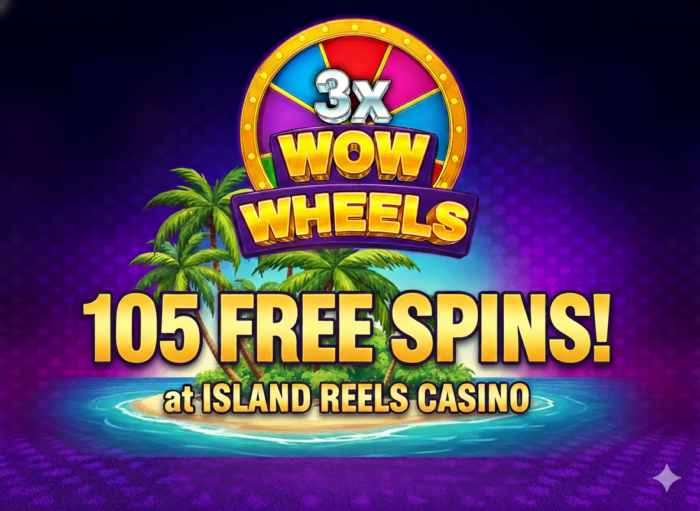 Spin Into the Fun: Wow Wheels Free Spins at Island Reels