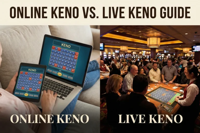 Online Keno vs. Live Keno