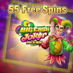 Coinbets: 55 Free Spins on Big Cash Joker