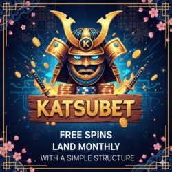Katsubet Free Spins Land Monthly With a Simple Structure