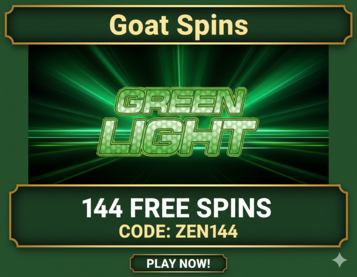 Green Light Free Spins at GOAT Casino
