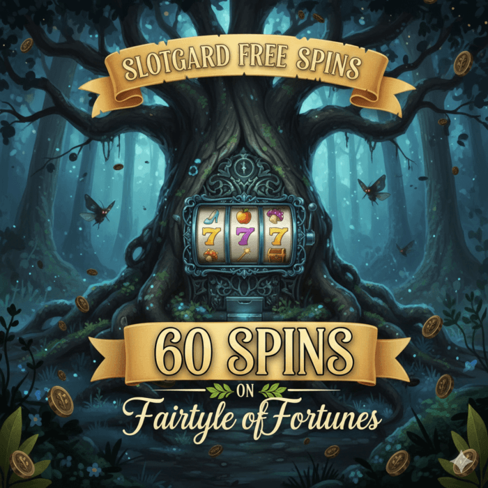 Slotgard Free Spins: 60 Spins on Fairytale Fortunes