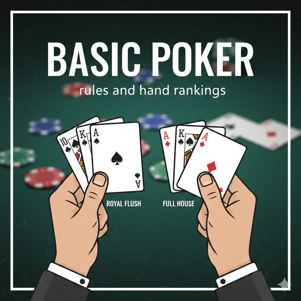 Basic Poker rules and hand rankings