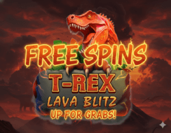 T-Rex Lava Blitz Free Spins up for Grabs!