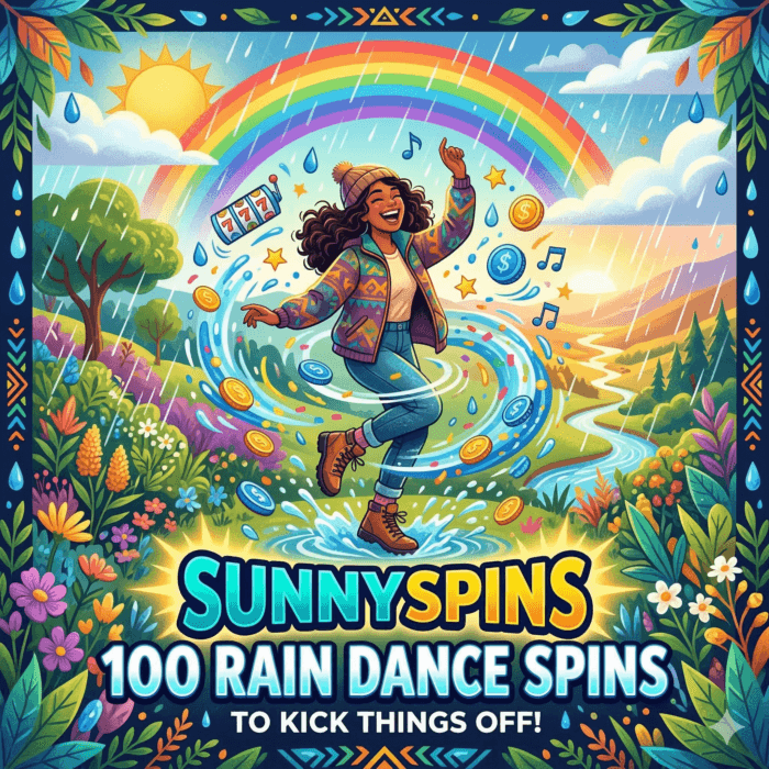 sunnyspins: 100 Rain Dance Spins to Kick Things Off