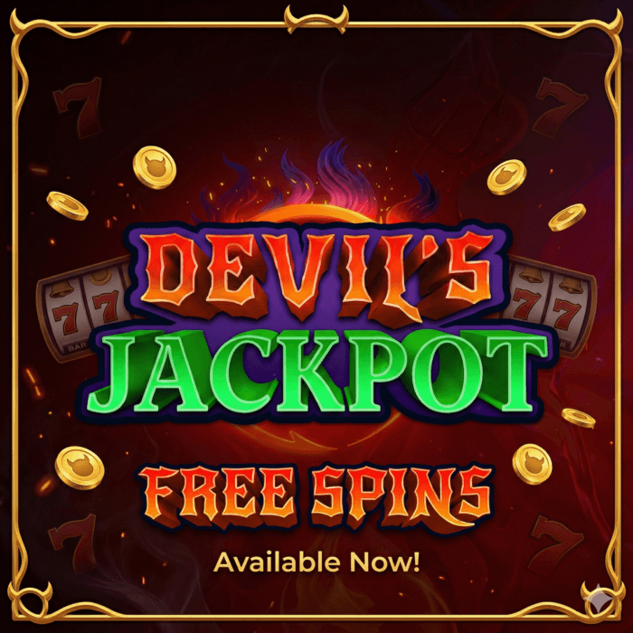 Devil’s Jackpot Free Spins Are Here 🔥