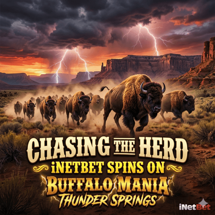 Chasing the Herd: iNetBet Spins on Buffalo Mania Thunder Springs