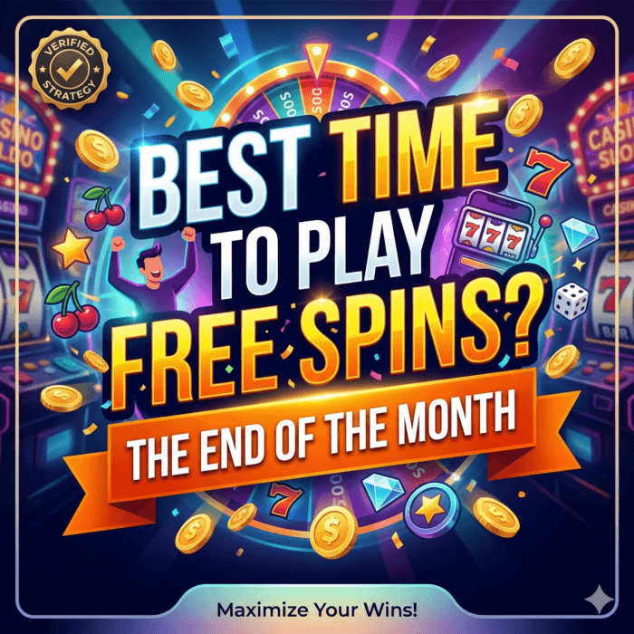 Best Time to Play Free Spins? The End of the Month