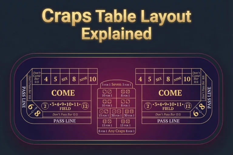 Craps Table Layout