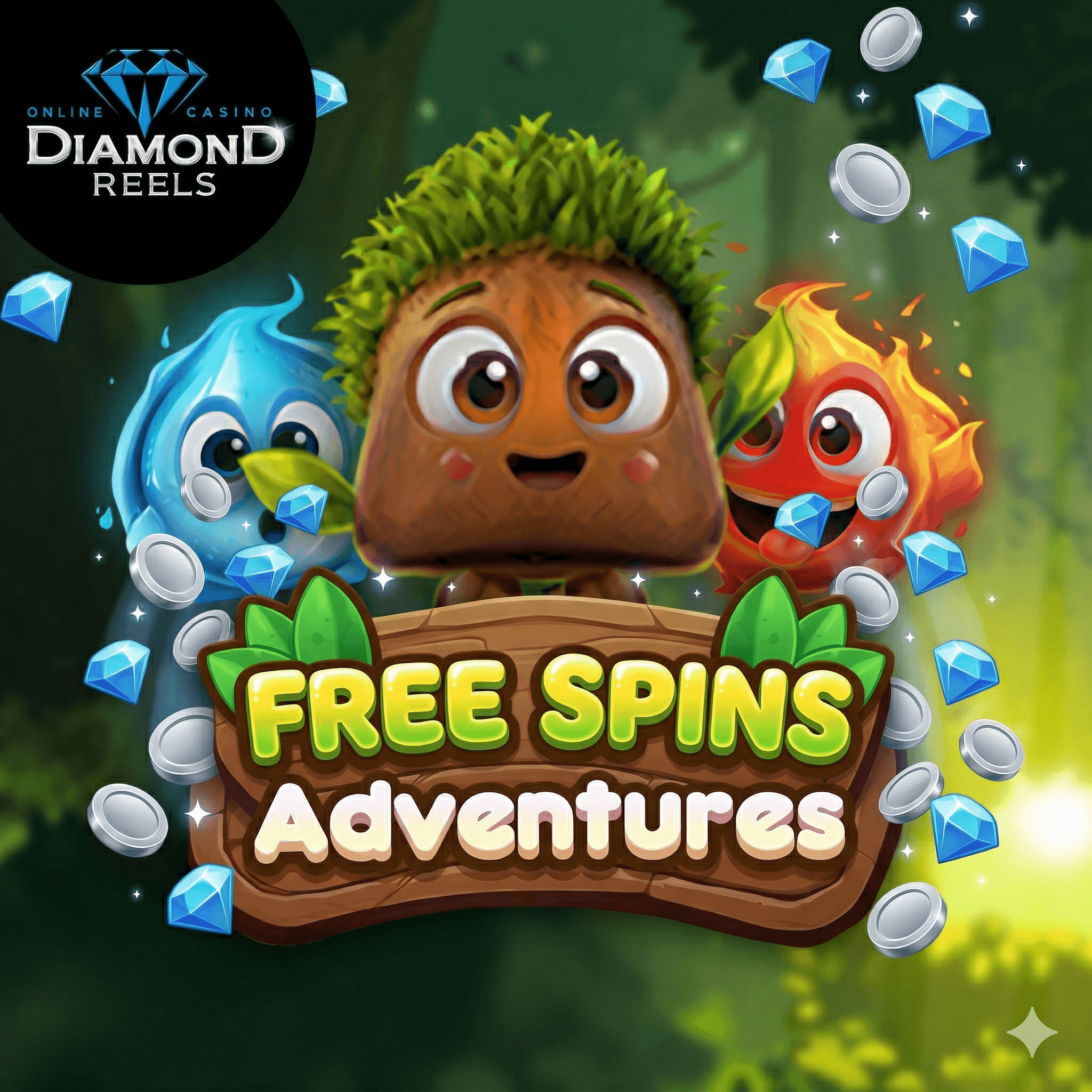 diamond reels free spins