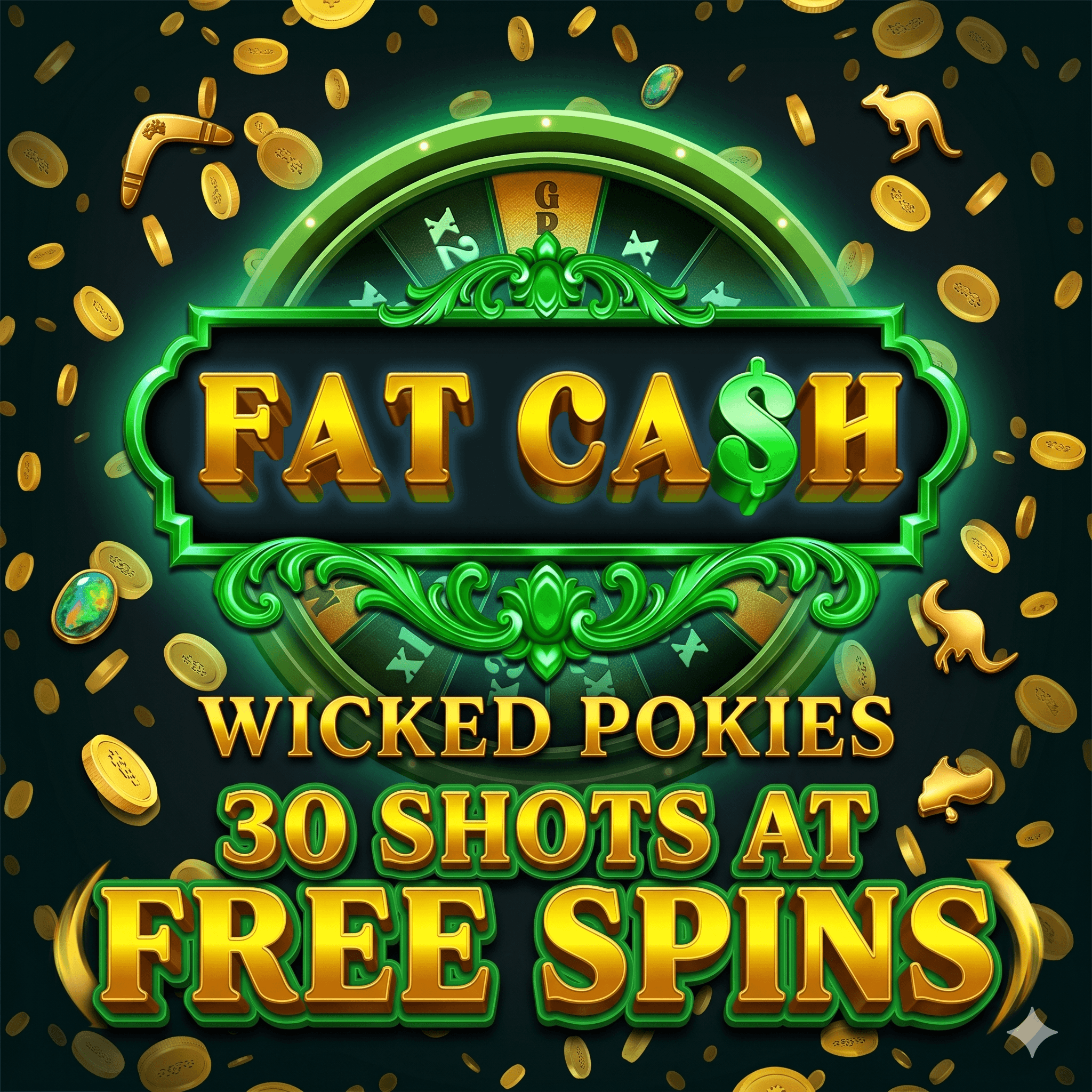 wicked pokies free spins