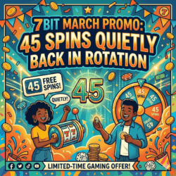 7bit March promo: 45 spins quietly back in rotation