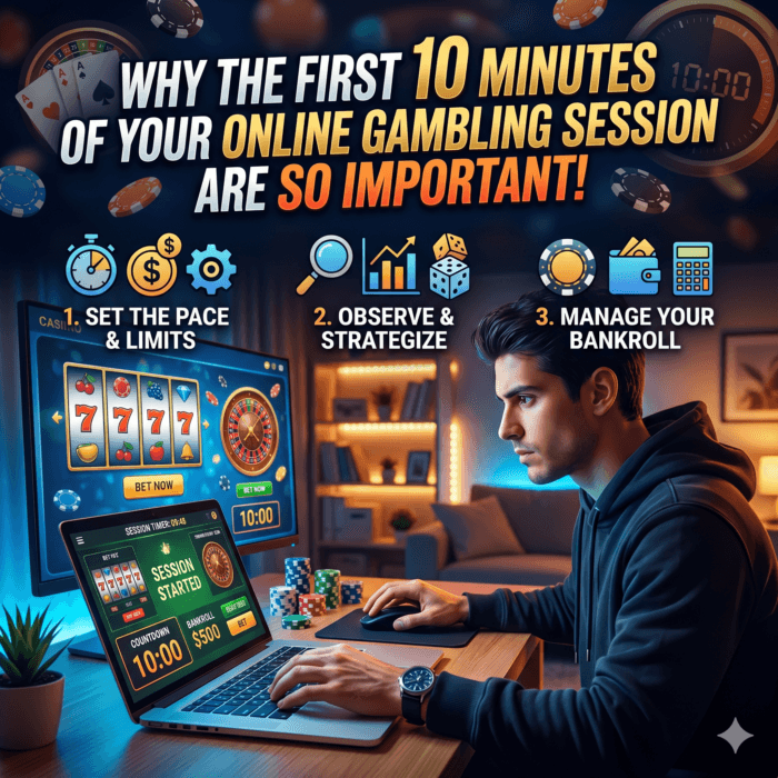 Why the first 10 minutes of your gambling sessions are important