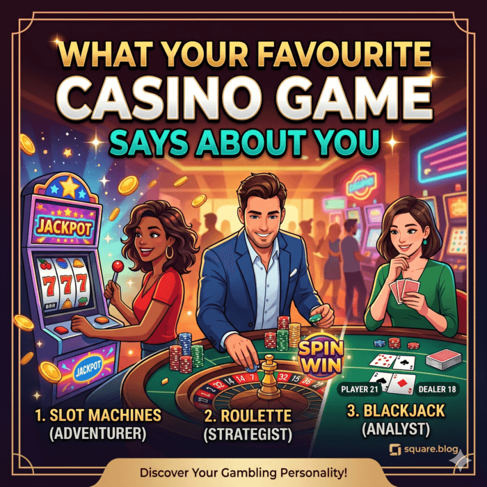 What your favourite casino game says about you