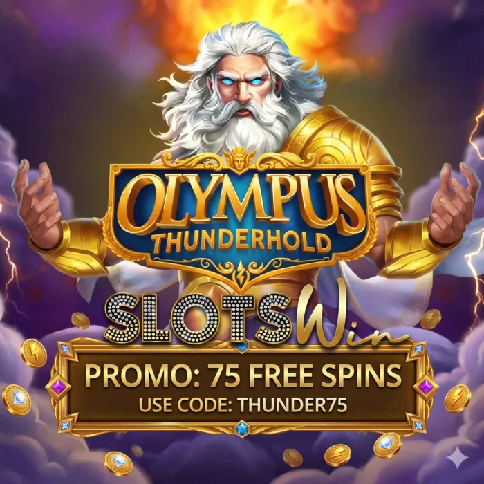 SlotsWin Promo: 75 Free Spins on Olympus Thunderhold