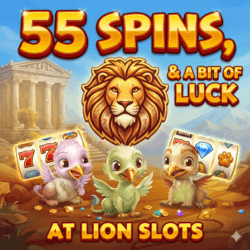 Lion Slots Spins: Little Griffins, 55 Spins, and a Bit of Luck
