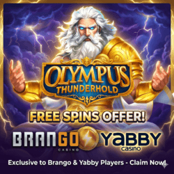 Olympus Thunderhold Free Spins at Brango & Yabby
