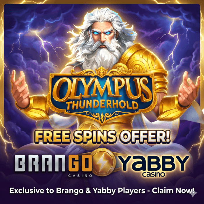 Olympus Thunderhold Free Spins at Brango & Yabby