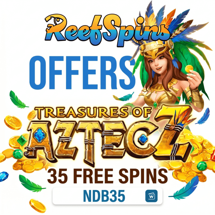 ReefSpins Offers 35 Free Spins on Treasures of Aztec