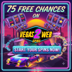 Vegas2Web Spins Bring 75 Free Chances on Vegas Velocity