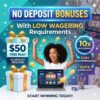 low wagering requirements