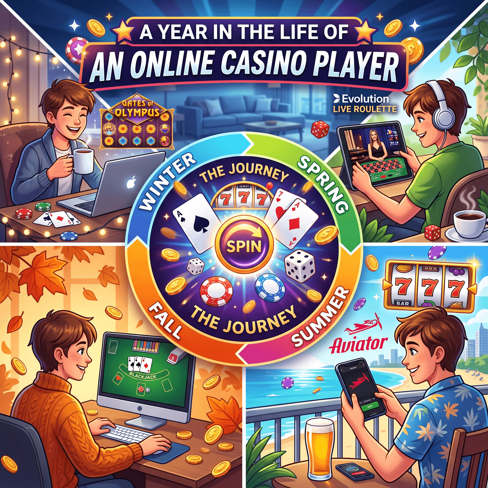 online casino player