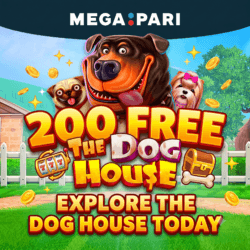 Mega Pari 200 Free Spins: Explore The Dog House Today