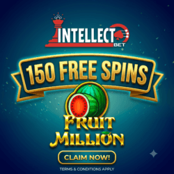 IntellectBet 150 Free Spins on Fruit Million