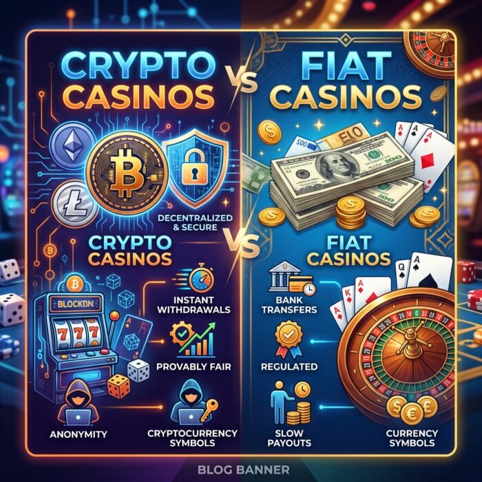 Crypto Casinos vs Fiat Casinos: Which Is Better?
