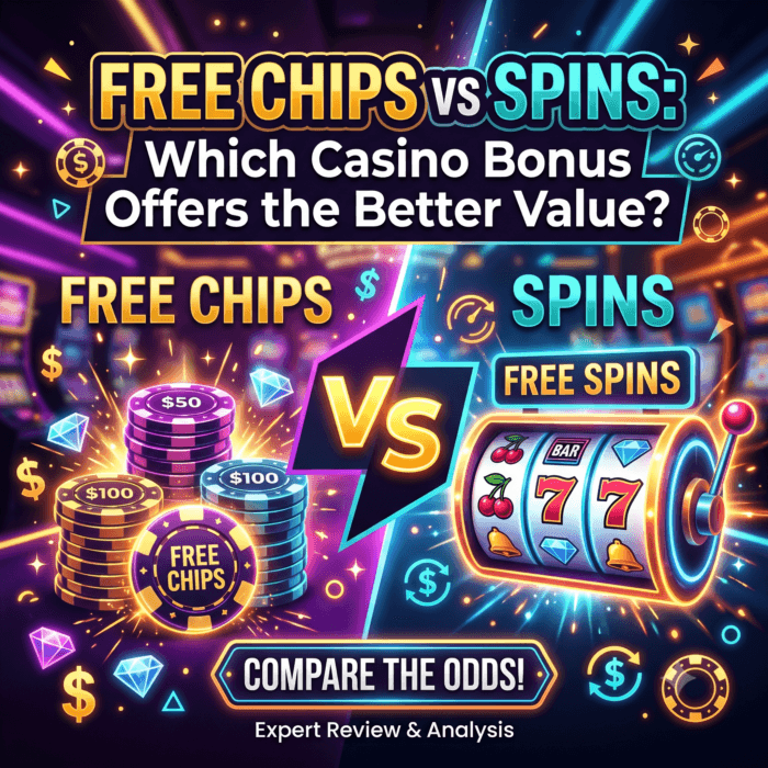 Free Chips vs Spins: Which Casino Bonus Offers the Better Value?