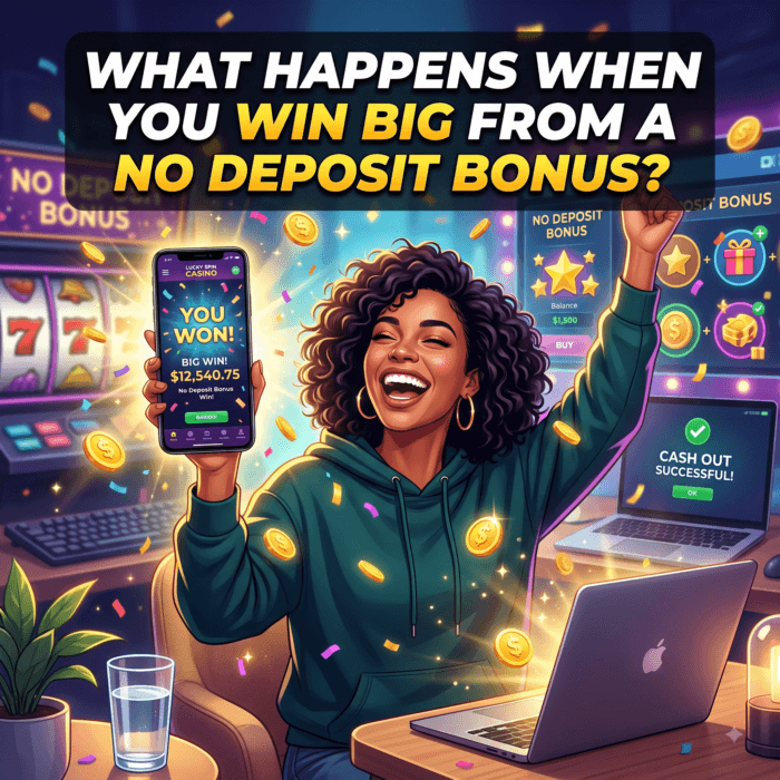 What Happens When You Win Big From a No Deposit Bonus?