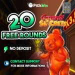 20 Free Spins on ‘Gummy Secrets’ at PickWin