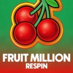 77 Free Spins on ‘Fruit Million respin’ at HunnyPlay bonus code