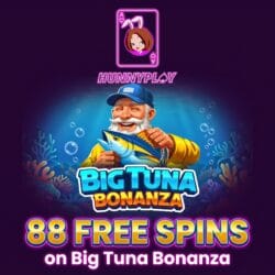 HunnyPlay: 88 Free Spins on Big Tuna Bonanza