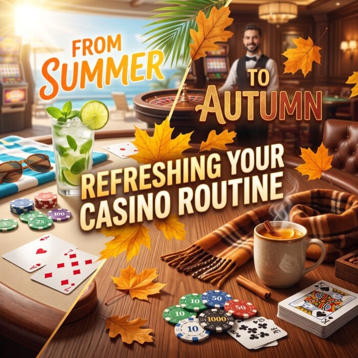 From summer to autumn – refreshing your casino routine