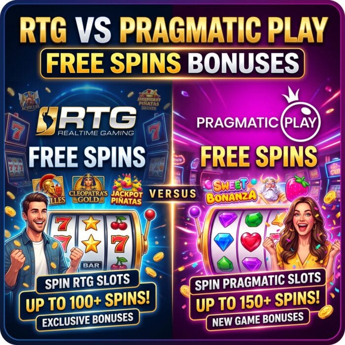 RTG vs Pragmatic Play Free Spins Bonuses
