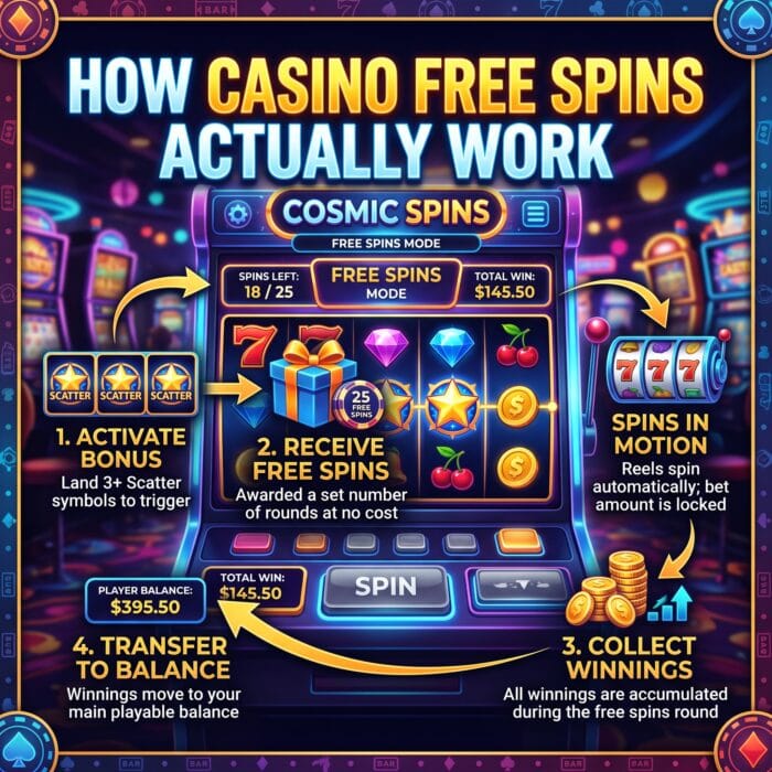How Casino Free Spins Actually Work
