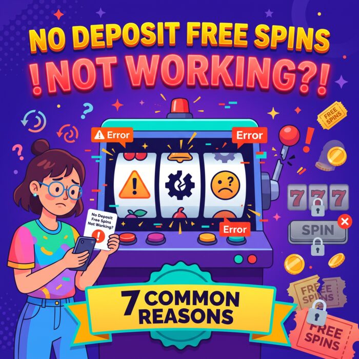 No Deposit Free Spins Not Working? 7 Common Reasons